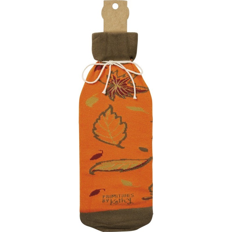 Primitives by Kathy Bottle Sock - I'm Thankful for You