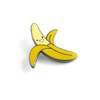 Pinsanity Cute Happy Yellow Banana Enamel Lapel Pin