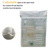 2Pack Washer and Dryer Covers, Portable Washer Cover with Zipper