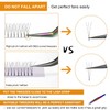Ready-to-Use Fan Eyelash Extension 3D-0.07C-10-14MIX Eyelash Fans, Soft Eyelashes, 3D