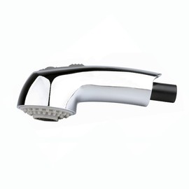 Kitchen Sink Faucet Spray Head Replacement Compatible with Grohe 46312IE0/46298IE0, Faucet Part Spray Wand for Bathroom Tub, Pull Out Sprayer Head (Chrome)