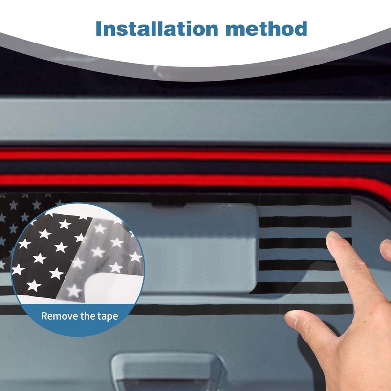 PDKLIN for Durango American Flag Sticker Rear License Plate Decals