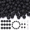 100 Pcs Black Rhinestone Beads for Jewelry Making, Sparkle Crystal