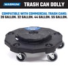 Magnum Tool Trash Can Dolly with Wheels, Heavy Duty Universal