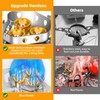 9900W Windproof Camping Gas Stove, Portable Camping Stove with Piezo