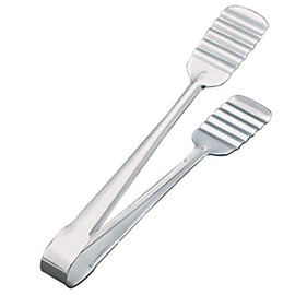 Garden Of Arts 9 Inch Long Buffet Salad Server Roti Chapati Tong Chimta Made of S304 Stainless Steel Sturdy and Strong with Good Grip for Cakes Too