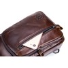Sling Bag, BULLCAPTAIN Leather Chest Bag Crossbody Shoulder Business Backpack