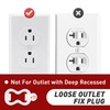 FixlyFido 15-Pack Loose Outlet Fix Plug - Ensure Secure Connection