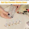 Nail Stand - Nail Holder for Display Painting,Reusable Artificial Storage