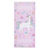 Catherine Lansfield Summer Unicorn Cotton 76x160cm Beach Towel Pink