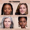 4 in 1 Colour Changing Foundation,Colour Changing Mature Skin Foundation,SPF50