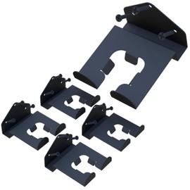 Tool Organizer,Four Lawn Tool Organizer for Garage,Weed Wacker Hanger for Garage,The Hanger of Weedeater,Black Chainsaw Holder,Black Garage Storage Hooks