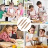Mini Rolling Pins 6 Pack Wooden Rolling Pin (Small) for