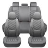 NS YOLO Full Coverage Leather Car Seat Covers Full Set,Waterproof
