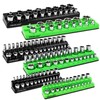 Magnetic Socket Organizer Set, 6-piece 1/4", 3/8", 1/2" SAE &