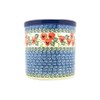 Polish Pottery Utensil Holder - Red Pansy