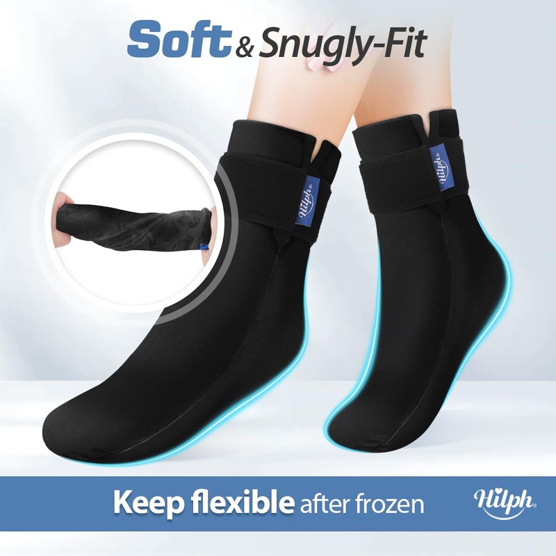 Hilph Cold Therapy Socks for Hot Feet, Reusable Ice Pack