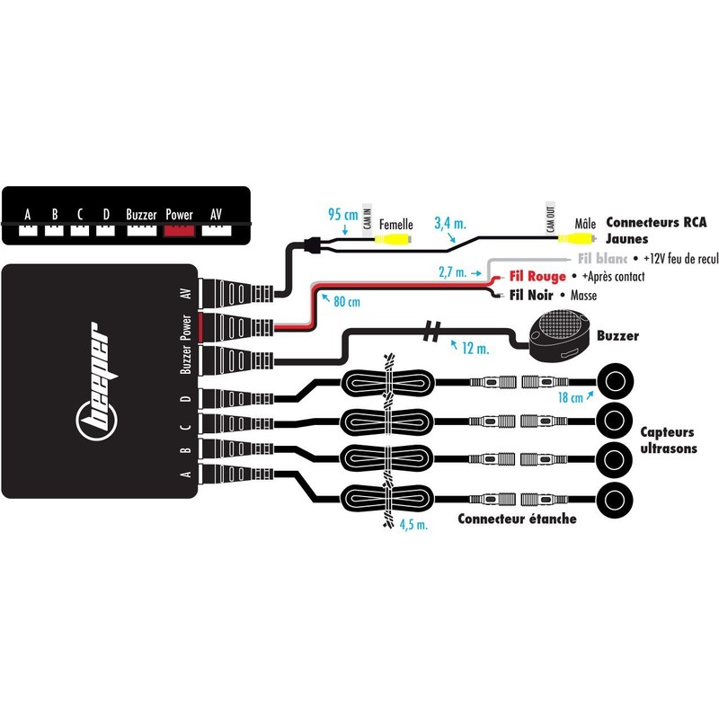 RVU-RR1 Speed Radar with Video Input BEEPER