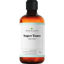 BioBalance Pore Tight Super Toner | 250ml | Face Toner | Skin Exfoliating | for Oily Skin | Pore Minimising | Liquid Exfoliant