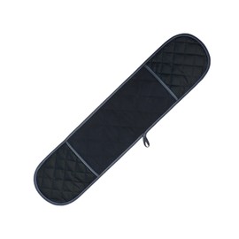 Double Oven Glove Thick Cotton Mitts Heat Resistant Double Insulation Glove Oven Gloves Protection for Home Kitchen Baking-Black