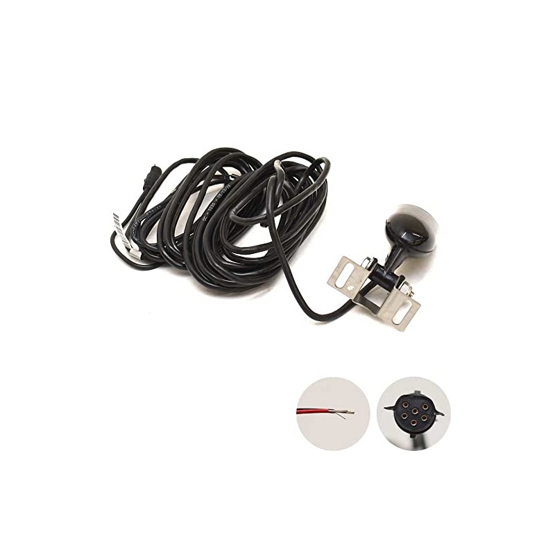 Lowrance 200 KHz/T, Transom MNT Xdcr, Uniplug