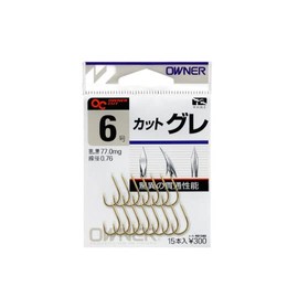Owner (Owner) Cut Gray 10330 5 Hook Fish Hook