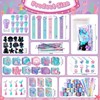 BenLouis 120Pcs Mermaid Party Favors - Little Mermaid Pencils, Stickers,