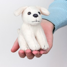 London Teddy Bears WHITE PUPPY DOG - Cute Soft Cuddly - Gift Present Birthday Xmas