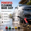 Pressure Washer Spray Gun for Car Cleaning – Adjustable Wand