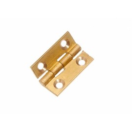 2 Pairs Butt Hinge ( Door Box ) Extruded Brass 38Mm 1 1/2 Inch With Screws