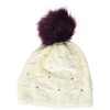 Döll Girls' Knitted Bobble Hat, White (Snow White 1050)