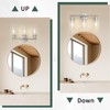 Espird Bathroom Vanity Light Fixtures Brushed Nickel, 3 Lights Bathroom