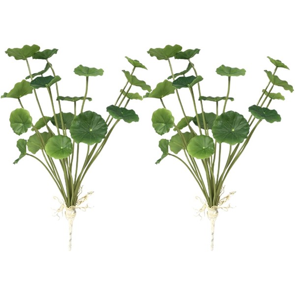 Cabilock 2pcs Simulated Lotus Leaf Simulation Lotus Leaves Decor Foam