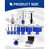 SHDIATOOL Diamond Drilling Core Bits Set Chamfer Bits for Porcelain