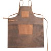 Petromax 13280 Leather Apron, Cross Back Strap, Brown