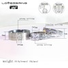 LOVERSRING Couple Ring Bridal Set His Hers White Gold Plated