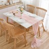 CHUQING Table Runner Pink 70 cm x 3 m Chiffon
