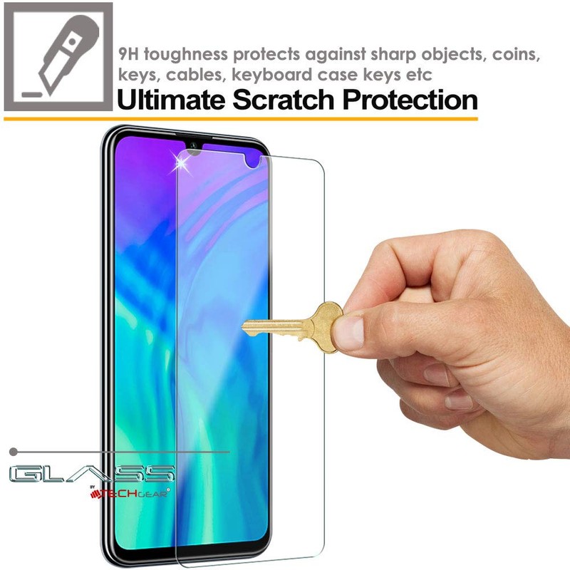 TECHGEAR [2 Pack GLASS Edition Screen Protectors for Honor 20e