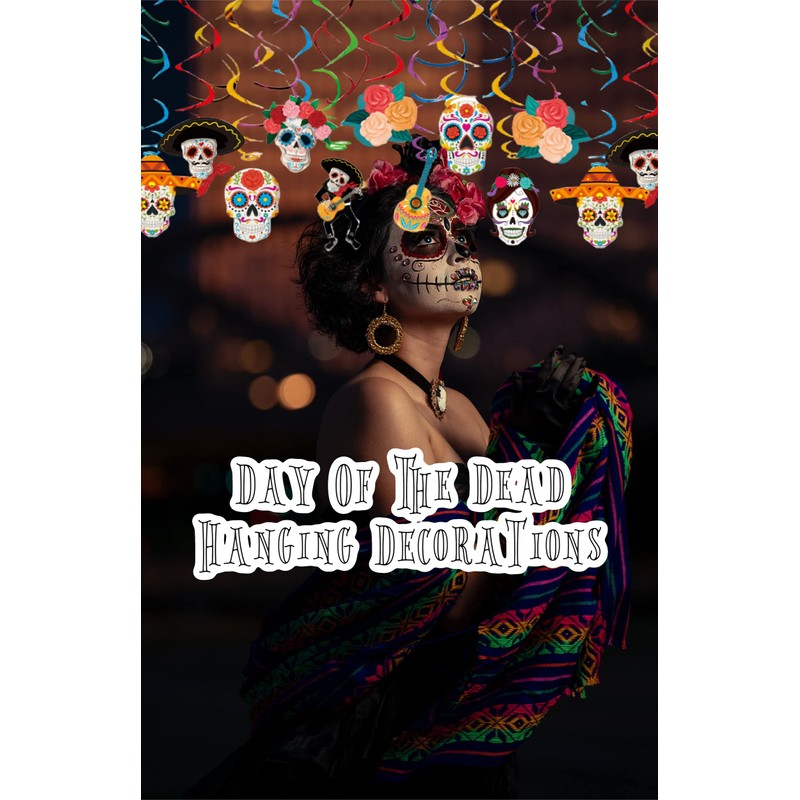 eBoutik -Halloween Day of The Dead Party Decoration Set -