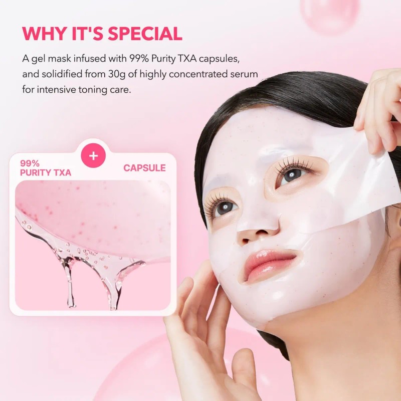 Trio Facial Serum Toner Lechoso Mascarilla Aprilskin Txa 99%