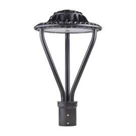 DLG GRP Post top Light 30-50w, 100-277vac, 5000k Daylight White, Need to Install LED Post Top Light,ip65, Tenon Size 62mm/78mm, Ideal for Street Light, Commercial and Home use (Bronze)