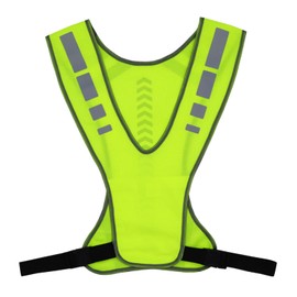 L0famy Reflective Vest, Flexible and Adjustable Outdoor Safety Equipment, Reflective Safety Vest, Reflective Gears - Safety Vest High Visibility, for Night Running, Cycling, Dog Walking