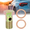 X AUTOHAUX M18 x 1.5mm Metric Threaded Hollow Bolts Brake