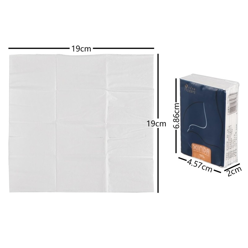 Minekkyes 150 Pack Travel Size Tissue Packs, 4-Ply Mini Soft