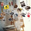 30Pcs Detective Murder Hanging Swirls Mystery Detective Crime Scene Ceiling
