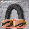 Brobantle Battle Rope 1/1.26/1.5/2 Inch Diameter,Pink 30FT/40FT/50FT Exercise Workout Ropes