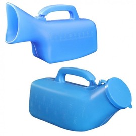 Urine container B Caregiver urine bag Portable medical bed truck urine container Bed urine container 1 Blue Men's