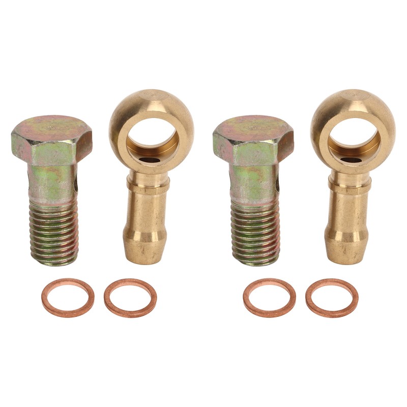 2 Set M12x1.25mm to 3/8in Turbo Water Banjo Bolt Good