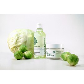 When you need <emergency soothing> Green Cabbage Toner - 65 pure cotton pads / <긴급진정>이 필요할 때 그린캐비지 토너 - 순면패드65매