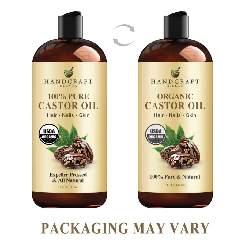 Mezclas Artesanales De Aceite De Ricino Orgánicas De 480 Ml